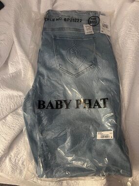 Baby Phat Light Wash Denim Jeans in Blue